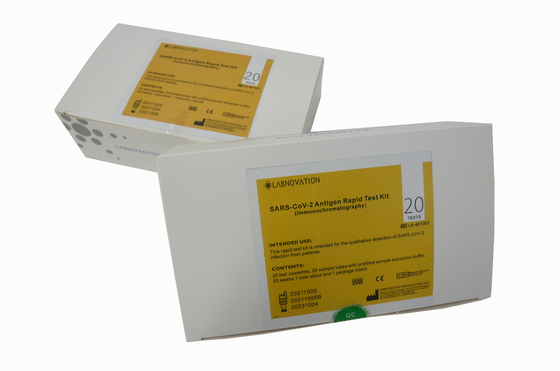 Kiểm tra kháng nguyên Bộ kiểm tra nhanh kháng nguyên SARS-CoV-2 ISO13485 MSDS trong 10-15 phút