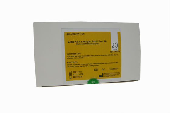 Bộ xét nghiệm nhanh kháng nguyên CoV-19 Bộ xét nghiệm nhanh kháng nguyên 20 Bộ xét nghiệm Vận hành đơn giản Sử dụng chuyên nghiệp