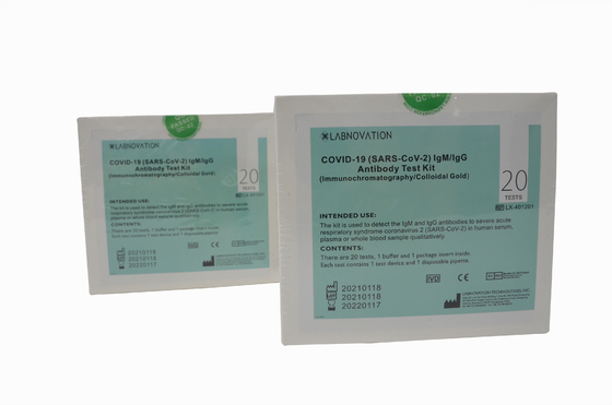 Bộ xét nghiệm kháng thể nhanh ISO9001 Phát hiện định tính Bộ xét nghiệm nhanh IgG IgM Kháng thể