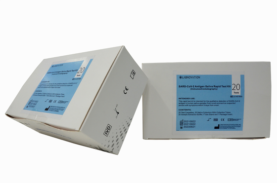 Bộ xét nghiệm kháng nguyên nước bọt CoV-19 có độ đặc hiệu cao 20 xét nghiệm Bộ xét nghiệm nước bọt RTK Ag