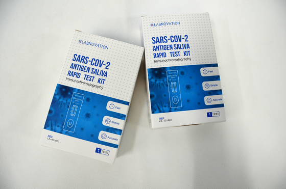 Bộ xét nghiệm kháng nguyên nước bọt RTK 1 chuyên nghiệp Cov-19 Độ đặc hiệu cao