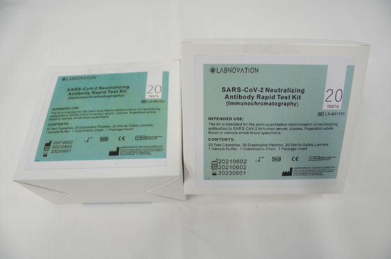Bộ xét nghiệm kháng thể trung hòa nhanh ISO13485 Độ chính xác 95,00%