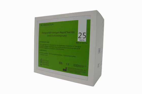 Bộ xét nghiệm nhanh 15 phút Dengue NS1 Ag ISO9001 để phát hiện định tính