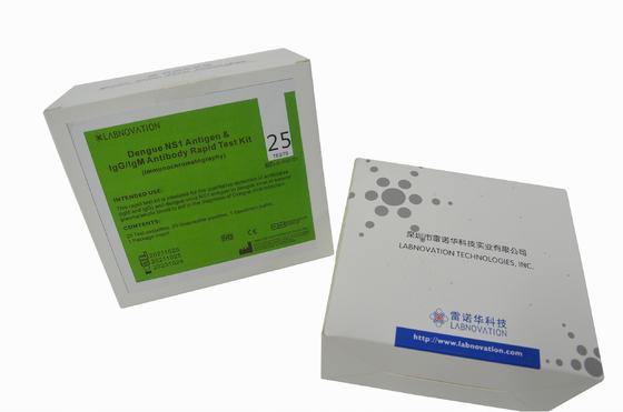 Bộ thử nghiệm kháng nguyên kháng nguyên sốt xuất huyết OEM có độ chính xác 95% Bộ thử nghiệm nhanh