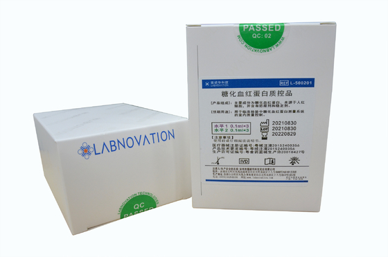 Glycosylated Hemoglobin Kiểm soát Máy phân tích LD500 HbA1c Tuân theo SOP của Phòng thí nghiệm