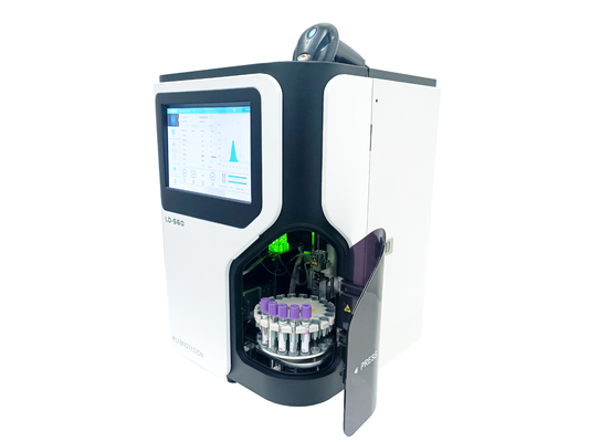 Labnovation LD-560 Máy phân tích HbA1c hoàn toàn tự động được IFCC NGSP Chứng nhận Tùy chọn Chế độ Kép