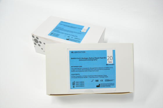 ISO 9001 Tất cả mọi người Bộ xét nghiệm kháng nguyên nước bọt bằng nhựa Sắc ký miễn dịch