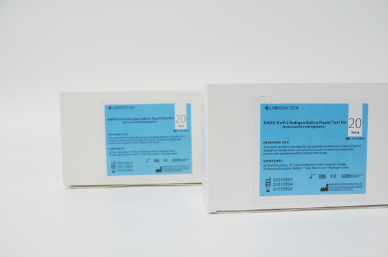 Bộ kiểm tra kháng nguyên nước bọt CE MSDS SARS-CoV-2 Bộ kiểm tra nghệ thuật có độ chính xác cao