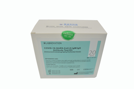 Bộ phát hiện kháng thể IgG IgM Coronavirus mới Hoạt động đơn giản
