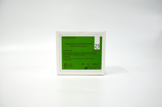 Độ chính xác 95% Bộ xét nghiệm kháng nguyên White Dengue NS1 Xét nghiệm miễn dịch sắc ký nhanh