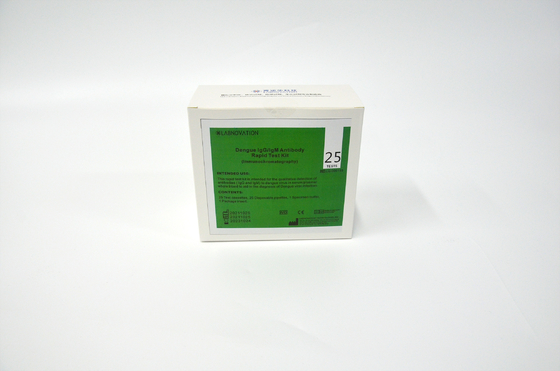 Bộ dụng cụ xét nghiệm nhanh 25PCS IgG IgM chuyên nghiệp Bộ phát hiện kháng thể sốt xuất huyết