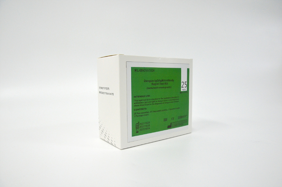 Bộ dụng cụ xét nghiệm nhanh 25PCS IgG IgM chuyên nghiệp Bộ phát hiện kháng thể sốt xuất huyết