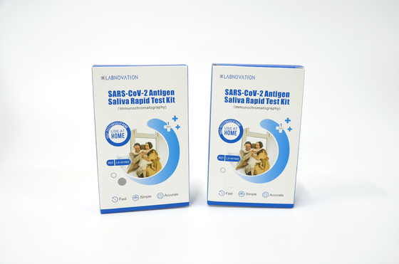 Bộ xét nghiệm nhanh kháng nguyên SARS CoV 2 Nước bọt tự kiểm tra Chất liệu nhựa Độ chính xác 99,21%