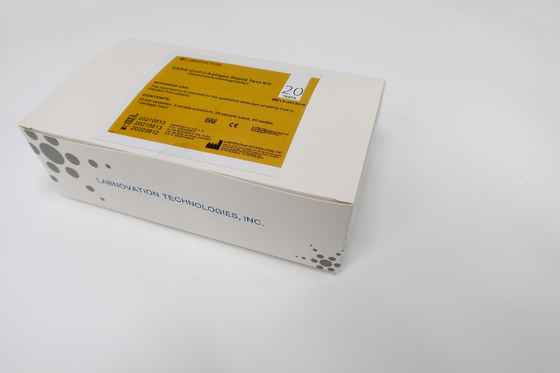 Thiết bị kiểm tra nhanh 20PCS SARS-CoV-2 Ag Bộ kiểm tra ngoáy mũi 15 phút