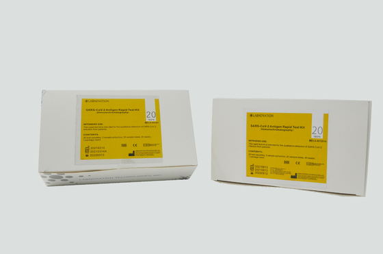 Thiết bị kiểm tra nhanh 20PCS SARS-CoV-2 Ag Bộ kiểm tra ngoáy mũi 15 phút