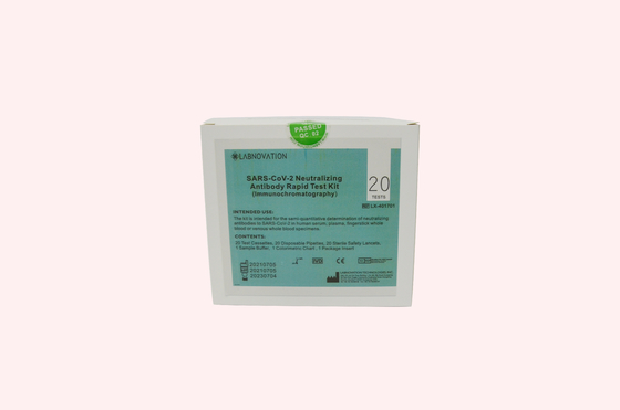 Bộ xét nghiệm kháng thể trung hòa COVID-19 20PCS để sử dụng chuyên nghiệp