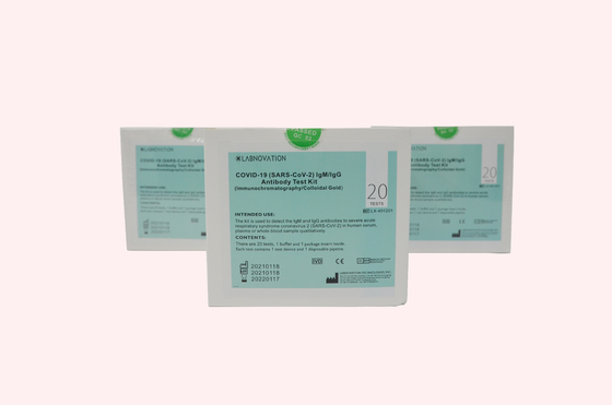 Bộ xét nghiệm kháng thể nhanh Labnovation CoV-19 IgG IgM 1 giọt 20ul