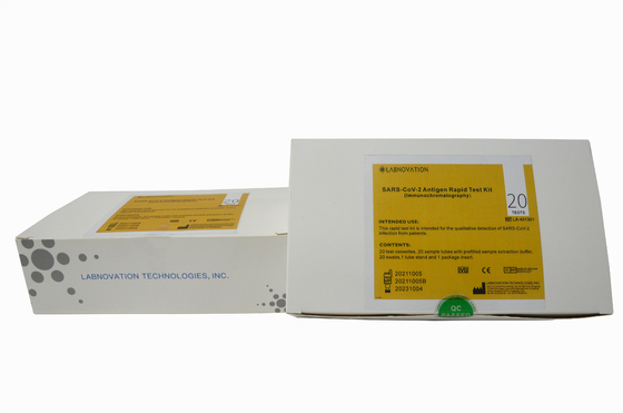 Bộ xét nghiệm nhanh kháng nguyên một bước Máy ngoáy mũi được chứng nhận CE cho SARS-CoV-2