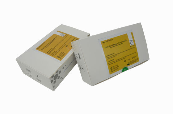 Bộ xét nghiệm nhanh Bộ xét nghiệm nhanh kháng nguyên SARS-CoV-2 Bộ xét nghiệm chẩn đoán kháng nguyên chuyên nghiệp 20 Bộ xét nghiệm chẩn đoán kháng nguyên chuyên nghiệp
