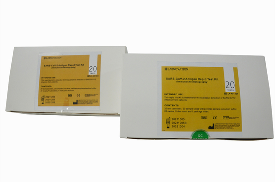 Kiểm tra kháng nguyên Bộ kiểm tra nhanh kháng nguyên SARS-CoV-2 ISO13485 MSDS trong 10-15 phút