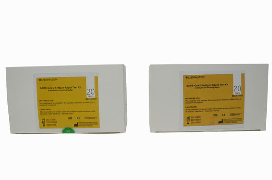 Bộ xét nghiệm nhanh kháng nguyên CoV-19 Bộ xét nghiệm nhanh kháng nguyên 20 Bộ xét nghiệm Vận hành đơn giản Sử dụng chuyên nghiệp