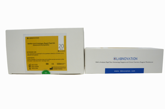 Bộ xét nghiệm nhanh kháng nguyên SARS-CoV-2 20 xét nghiệm Bộ xét nghiệm nhanh sử dụng chuyên nghiệp