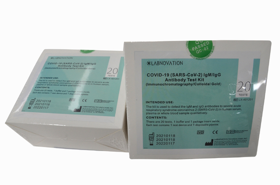 Bộ xét nghiệm kháng thể nhanh ISO9001 Phát hiện định tính Bộ xét nghiệm nhanh IgG IgM Kháng thể