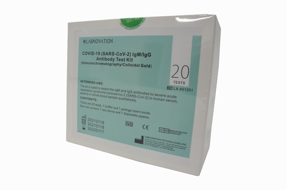 Bộ xét nghiệm nhanh kháng thể IgG COVID-19 Một bước Vận hành Bộ xét nghiệm nhanh có độ chính xác cao