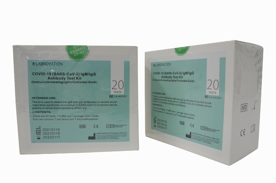 Bộ xét nghiệm nhanh kháng thể IgG COVID-19 Một bước Vận hành Bộ xét nghiệm nhanh có độ chính xác cao