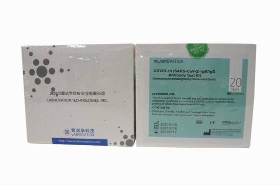 Bộ xét nghiệm nhanh kháng thể CoV-19 IgG / IgM Độ đặc hiệu 90% cho Trung tâm giam giữ