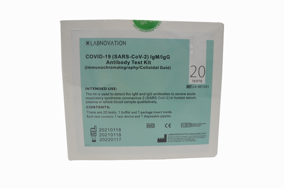 Bộ xét nghiệm nhanh kháng thể SARS-CoV-2 IgG / IgM Vận hành đơn giản, độ chính xác cao