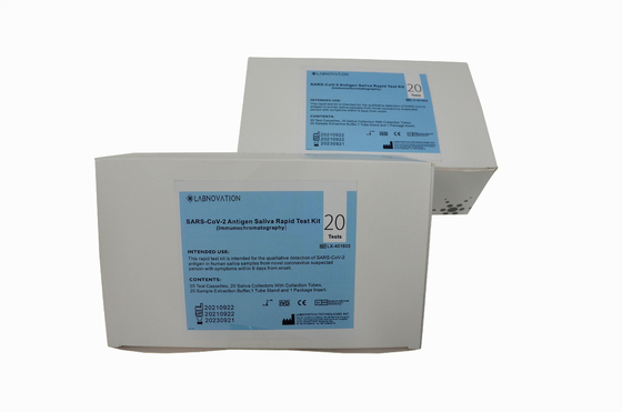 20PCS Bộ xét nghiệm kháng nguyên nước bọt COVID-19 phổ quát cho các quần thể bị nghi ngờ