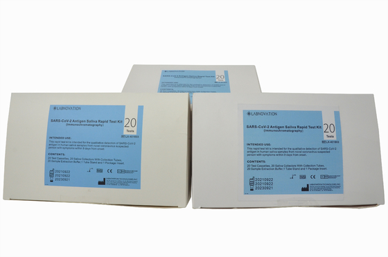 Labnovation Cassette Bộ xét nghiệm nhanh kháng nguyên nước bọt Độ chính xác 98,02%