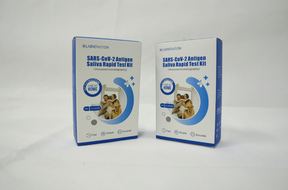 Bộ dụng cụ tự kiểm tra nước bọt SARS-CoV-2 Gói đơn Bộ xét nghiệm nước bọt RTK Ag di động