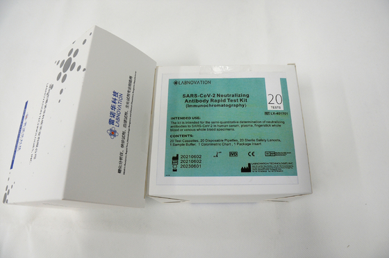 Bộ xét nghiệm kháng thể trung hòa nhanh ISO13485 Độ chính xác 95,00%