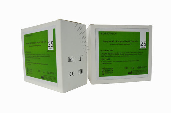 Bộ xét nghiệm nhanh 15 phút Dengue NS1 Ag ISO9001 để phát hiện định tính