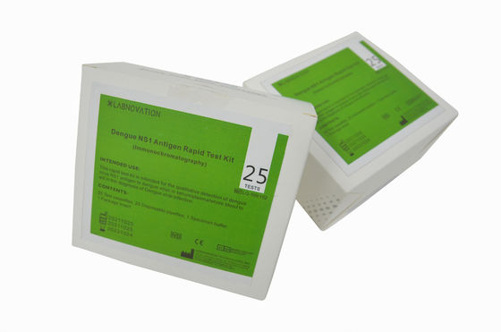 Bộ xét nghiệm nhanh 25PCS Dengue NS1 Âm tính Bộ xét nghiệm Dengue dương tính