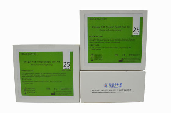 Bộ dụng cụ phát hiện kháng nguyên IVD Dengue NS1 phổ dụng Sắc ký miễn dịch