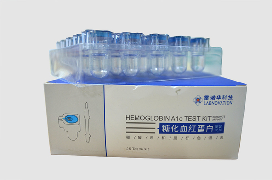 LD100 POCT Máy phân tích xét nghiệm HbA1c huyết học Boronate Affinity Hemoglobin A1c Test Kits