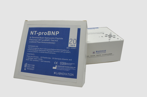 Suy tim Thử nghiệm POCT N-Terminal Brain Natriuretic Peptide Precursor Bộ thử nghiệm NT-ProBNP