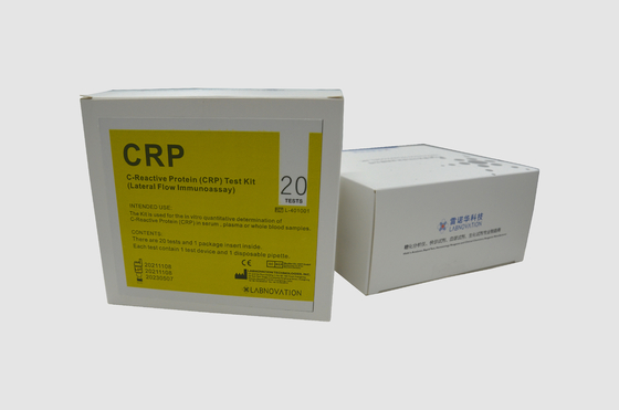 20 xét nghiệm Bộ xét nghiệm CRP định tính protein phản ứng C cho các bệnh truyền nhiễm do vi khuẩn