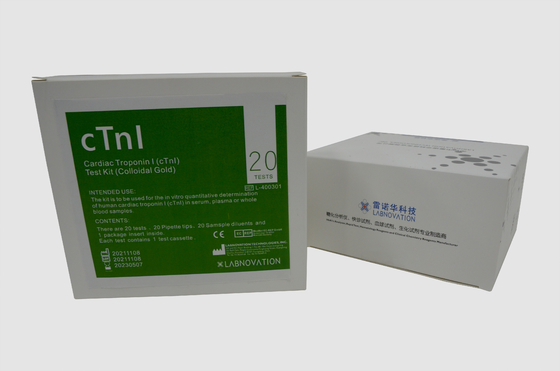 Xét nghiệm Troponin I CTnI POCT toàn phần trong máu Bộ xét nghiệm miễn dịch Sandwich