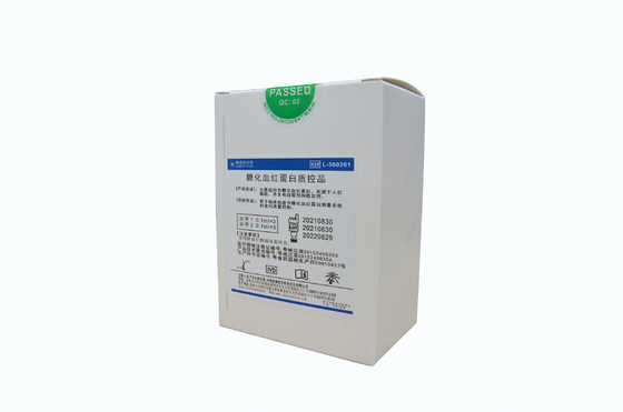 Glycosylated Hemoglobin Kiểm soát Máy phân tích LD500 HbA1c Tuân theo SOP của Phòng thí nghiệm