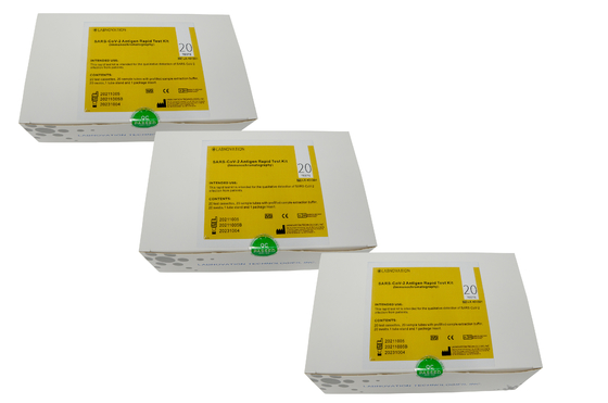 ISO13485 Bộ kiểm tra kháng nguyên Sars-Cov-2 Thời gian kiểm tra 15 phút 20 lần kiểm tra / bộ