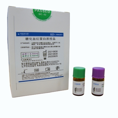 Glycosylated Hemoglobin Kiểm soát Máy phân tích LD500 HbA1c Tuân theo SOP của Phòng thí nghiệm