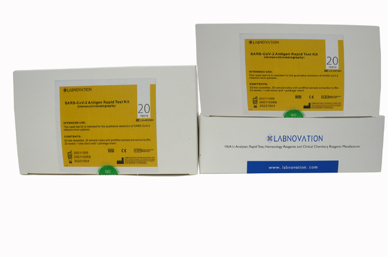 Bộ xét nghiệm nhanh kháng nguyên SARS-CoV-2 được chứng nhận CE 20 Bộ xét nghiệm / Bộ